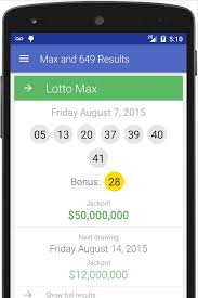 Slight problem with the layout of the loto max screen. Max 649 Lotto Canada For Android Apk Download