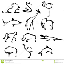 Animal Icons Royalty Free Stock Photography Image 11841367 Easy Animal Drawings Pencil Drawings Of Animals Animal Line Drawings