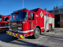 Huge shout out to Gilmore and the guys at company 9 for pulling out the new  engine 9 and the hazmat truck for some awesome photos