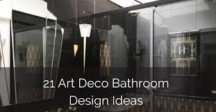 Exquisitely simple vintage art deco wall sconce. 21 Art Deco Bathroom Design Ideas Sebring Design Build