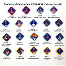 6 warna tersebut termasuklah sekawan merah, sekawan biru, sekawan kuning, sekawan ungu, sekawan perang dan. Lencana Kepandaian Pengakap Kanak Kanak Scout Badges Accessories Pengakap Sekolah Rendah Shopee Malaysia