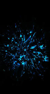 Aesthetic Broken Heart Black And Blue Wallpaper Broken Glass Wallpaper Black Phone Wallpaper Black And Blue Wallpaper Phone Wallpaper