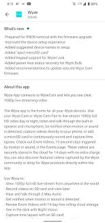Heads Up New App And Firmware Updates Are Available To Download For The Cam V2 Wyzecam
