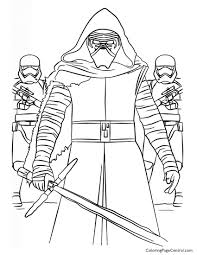 Star Wars Kylo Ren And First Order Coloring Page Star Wars Coloring Book Lego Coloring Pages Star Wars Colors