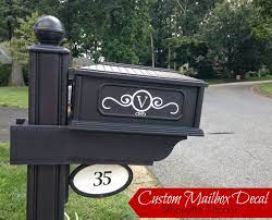 Recycle old number plates into an epic mailbox. Diy Custom Mailbox Decals Silhouette Tutorial Silhouette School