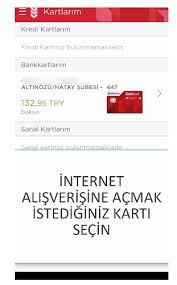 Araçlarla ilgili olarak banka tarafından verilen tüm bilgiler, resimler, açıklamalar ve basında, internette yayınlanan her türlü ilanlar (satış listesi, tanıtım metni, gazete ilanı, internet, afiş vb.) taahhüt niteliğinde olmayıp genel bilgi niteliğindedir. Ziraat Bankasi Kartini Internet Alisverisine Acma Resimli Anlatim En Iyi Kredi Banka Faizleri En Uygun Tuketici Kredisi Internet Kartlar Bilgi