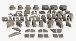 Modular Bunker Wwii 3d Model Modular 3d Model Bunker