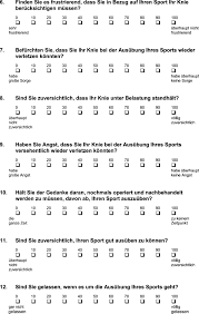 The acl measures 37 scales within 5 categories: Die Acl Return To Sport After Injury Skala Als Wichtiger Parameter Bei Der Beurteilung Ruckkehr Zum Sport Level I Und Ii Nach Rekonstruktion Des Vorderen Kreuzbands Deutsche Version Sciencedirect