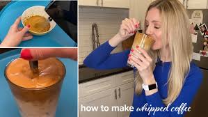 Recipes online for whipped coffee call for hot water, but this does not make a difference in the results. How To Make Whipped Coffee Wkyc Com