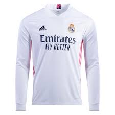 Discover quality real madrid blue jersey full sleeve on dhgate and buy what you. Adidas Real Madrid Home Long Sleeve Jersey 2020 2021 Fq7473 Authenticsoccer Com