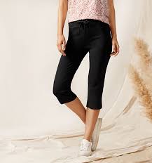 Black größe 6 (2xs) 8 (xs) 10 (s) 12 (m) 14 (l) 16 (xl) 18 (2xl) 20 (3xl). Esmara Caprihose Damen Mit Bindeband Lidl De