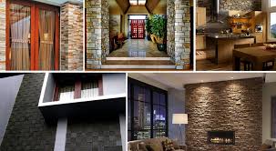 Membuat desain teras depan rumah dengan batu alam memang sedikit agak rumit, namun kesan dan suasana yang dihasilkan memang sangat menarik. Rumah Dengan Model Batu Alam Creo House