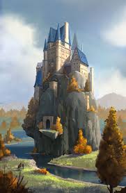 High Castle By Dominic Chan Castle Art Fantasy Castle Castle Illustration