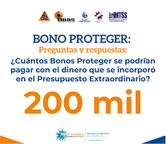 Este lunes la comisión de trabajo de la cámara de diputadas y diputados iniciará la discusión del proyecto ingresado por el gobierno y que permite la entrega un bono de $200 mil a quienes no tienen fondos en la afp. Mas De 200 Mil Bonos Proteger Se Geannina Dinarte Romero Facebook