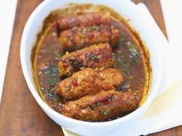 Kleine Kurbis Kalbsrouladen Mit Amaretti Kalbsrouladen Rezepte Rouladen Rezept