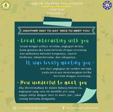 Translations of the word sebagainya from indonesian to english and examples of the use of sebagainya in a sentence with their translations: Esa Stkip Pgri Banjarmasin Photos Facebook