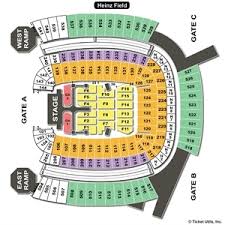 Heinz Field Luke Bryan Concert Seating Chart Elcho Table