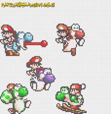Super Mario World Yoshi Island By Jns Wallpapers Cross Stitch Games Nerdy Perler Beads Yoshi
