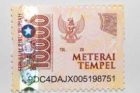 Tujuan & manfaat dari surat pernyataan adalah sebagai penjamin kepastian hokum. Untuk Apa Meterai Tempel Rp 10 000 Ini Ketentuan Penggunaannya Halaman All Kompas Com