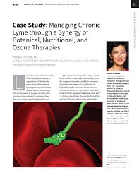 Managing Chronic Lyme Through A Synergy Of Botanical Nutritional And Ozone Therapies By Bethany Bond Issuu