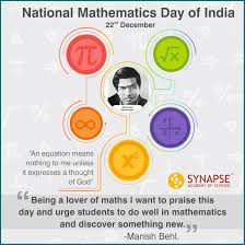 Celebrating The Birthday Of Srinivasa Ramanujan And National Mathematics Day Srinivasa Ramanujan 22 Dec Mathematics Education Maths Day Mathematics Quotes