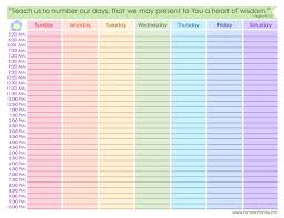 Weekly Schedule Free Printable This Fall Has Been Exceptionally Busy For Our Family W Weekly Schedule Printable Weekly Calendar Printable Schedule Printable