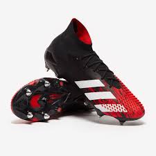 Show no mercy and push past the limit in the adidas predator mutator 20.1 fg soccer cleats which have a demonskin treatment to deliver unrivalled bend on the ball and total control on the field. Adidas Predator Mutator 20 1 Sg Schwarz Weiss Active Rot Herren Fussballschuhe Weicher Boden Pro Direct Soccer
