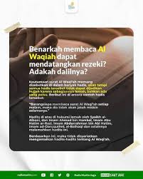 Maybe you would like to learn more about one of these? Benarkah Membaca Al Waqiah Dapat Mendatangkan Rezeki Adakah Dalilnya Atmago