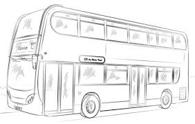 Ausmalbild Doppelstock Bus Ausmalbilder Kostenlos Zum