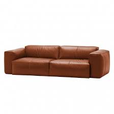 Sofa Hudson Ii 3 Sitzer Echtleder Sofa Brown Leather Sofa Leather Sofa
