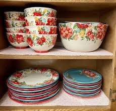 Folge deiner leidenschaft bei ebay! Buy The Pioneer Woman Vintage Floral 12 Piece Dinnerware Set Teal Online In Vietnam 55467847