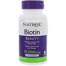 natrol biotin maximum strength tablets 10000mcg 100 count natrol biotin biotin best hair vitamins