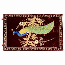 Silk wall hangings sold on alibaba.com are an ideal choice for both home and artistic purposes. Buy Peacock Tapestry With Brown Background