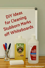 How do you recondition a dry erase board? How To Clean Stubborn Marks Off A Whiteboard The Make Your Own Zone