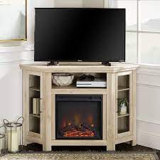 4.6 out of 5 stars 34. Walker Edison Alcott Corner Electric Fireplace Tv Stand