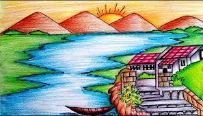 Keindahan alam dapat membuat suasana hati menjadi nyaman dan rileks. Gambar Pemandangan Yang Mudah Harian Nusantara