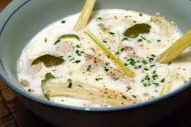 Recette De Tom Kha Gai Soupe Thailandaise Au Poulet Recette Soupe Thailandaise Alimentation Recette