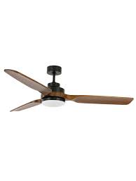 Shop through a wide selection of lighting & ceiling fans at amazon.com. Shoalhaven 142cm 3 Blade Fan And Led Light In Black Koa Beacon Lighting