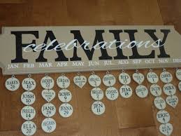 Family Celebrations Family Birthdays Sign Family Birthday Board Family Birthdays