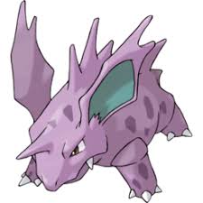 The purple smiley face means your pokemon had pokerus, but is now cured from it. Nidorino Pokemon Bulbapedia The Community Driven Pokemon Encyclopedia