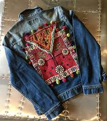 Denim Jacket Embroidery Denim Women Denim Jacket Bohemian Etsy Embellished Denim Embellished Denim Jacket Boho Denim