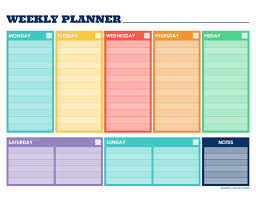 Choose your start day of the week, time range, language, paper size, and more. 2021 Weekly Planner Template Fillable Printable Pdf Forms Handypdf