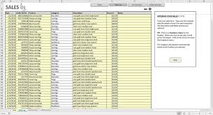 Product Sales Tracker Excel Template Savvy Spreadsheets