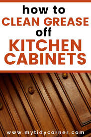 You can clean candle grease off stone by sprinkling some cornstarch on the stain and allowing it to set for about 24 hours. How To Clean Grease Off Kitchen Cabinets Easy Cleaning Tips That Remove Grease In 2020 Clean Kitchen Cabinets Wood Kitchen Cabinets Kitchen Cabinets