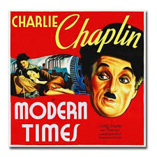 There is no evidence that the poster had its. Charlie Chaplin Modern Times Movie Poster Gallery Wrapped Canvas Giclee Art 30 In X 30 In On Sale Overstock 29345051