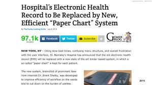 The Role Of Design In Electronic Health Records Past