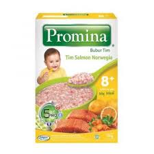 Untuk bayi usia 8 bulan ke atas, pilih promina bubur tim yang bertekstur agak kasar mirip bubur saring. Promina 8 Bubur Tim Salmon Norwegia 100 Gr Harga Review Ulasan Terbaik Di Indonesia 2021