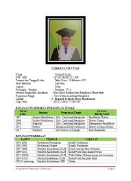 Nama lengkap dan gelar 2. Curriculum Vitae Jabatan Fungsional Akademik Guru Besar Bidang Ilmu Kesehatan Masyarakat