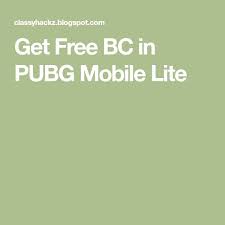 Get Free Bc In Pubg Mobile Lite Download Hacks Hack Free Money Play Hacks