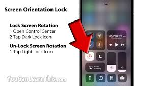Discover How To Lock Your Iphone Or Ipad Screen From Rotatating So You Can Screen Mirroring Screen Hacking Computer